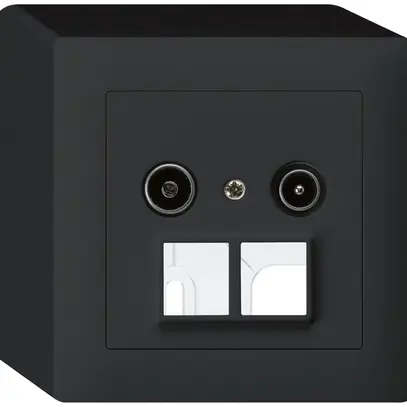 AP-Antennendose R/TV HMS kallysto 19dB schwarz 