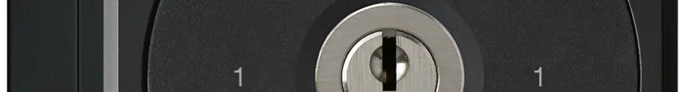 Interruttore a chiave AP robusto senza copertura 0/3P nero 