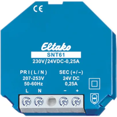 Alimentation à découpage INC SNT61 230VAC/24VDC 6W 0.25A 