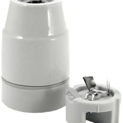Douille Roesch E27 porcelaine blanc 