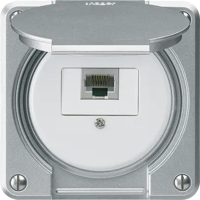Scatola di raccordo INC robusto IP55 alluminio 1×RJ45/s per combinazione 