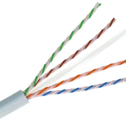 Câble d'installation R&M EA-U/UTP AWG26 4×2×1.22 blanc 305m 