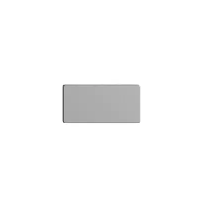 Poussoir 1/2 ENC vert. Edue Wiser sans symbole silver 
