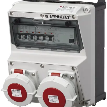 Distributore murale Mennekes AMAXX IP67 gr/ne 