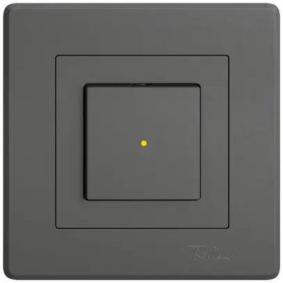 Tasto a pulsante INC EDIZIO.liv SNAPFIX® ARL/1P illuminazione front.giallo grs 