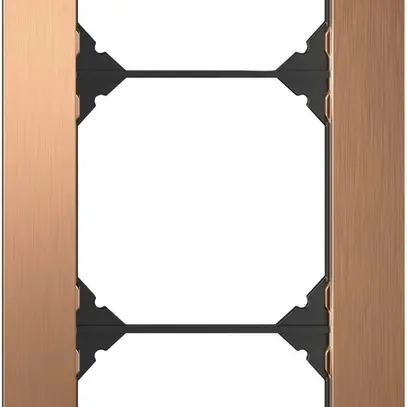 Intestazione INC EDIZIO.liv prestige SNAPFIX® 3×1 214×94mm ottone champagne 