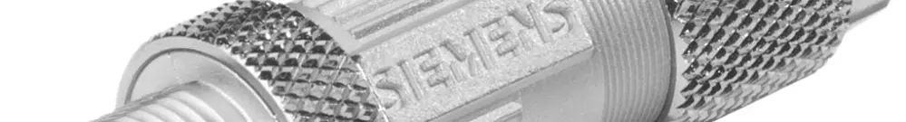 Connecteur à fiche Siemens IE FC M12 Plug PRO 4×2 axial codifié X métal, 8pcs 