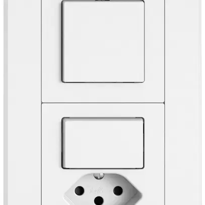 Combinaison ENC EDIZIO.liv SNAPFIX® 2×1 156×96mm sch 3/1L+sch 3/1L+T13 blanc 
