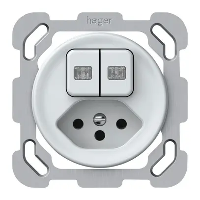 Combinazione INC origin sch 3+AR + 1×tipo 13 77×77mm 2×luminoso bianco 