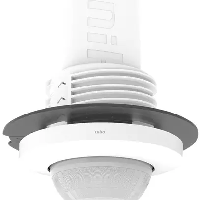 EB-Präsenzmelder Niko P48LR 360° Master DALI 32…37m IP20 weiss 