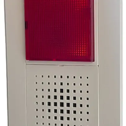 UP-Blitzleuchte Hugentobler 316LU 24V DC IP21 Xe 5J rot Sirene Dauerton 