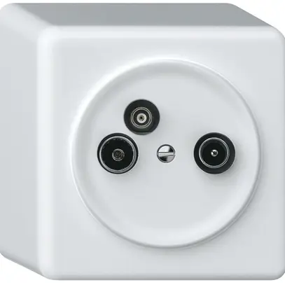 Presa antenna AP TV-R-dati origin presa terminale 10.5dB bianco 