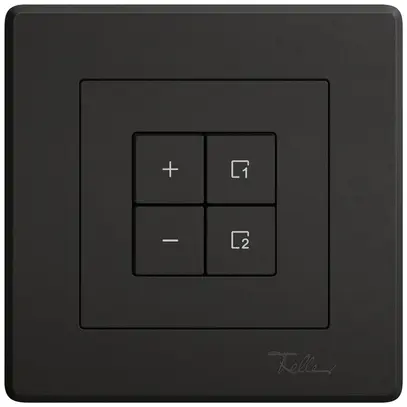 Station secondaire variateur ENC EDIZIO.liv Wiser SNAPFIX® 1 scène 4 touches no 