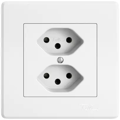 Presa INC EDIZIO.liv SNAPFIX® 2×T13 bi 