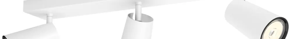 Plafoniera Philips myLiving PAISLEY, GU10 3×5.5W IP20, bianco 