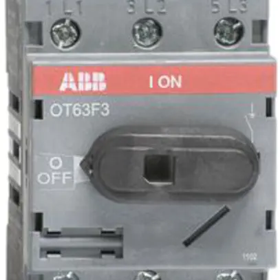 Lasttrennschalter ABB 63A/400V 3L, AC22A hellgrau 