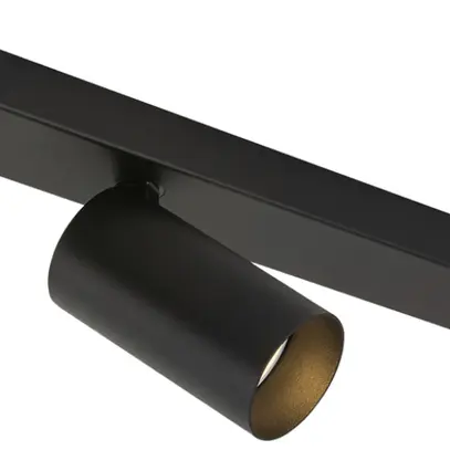 Plafoniera SLV KAMI GU10 2×0…10W 400×125mm nero 