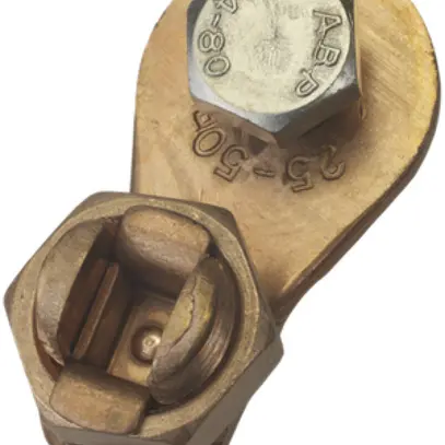 Kabelschuhe Flury AV 3, Cu blank Leiter Ø 8mm, M10×20mm 