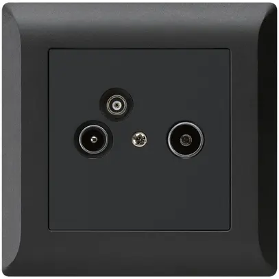 Prise pour antenne ENC R/TV/données kallysto.line 2GHz 14db noir 