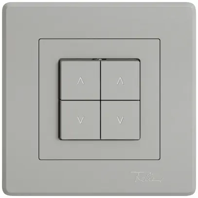 Interruttore p.tapparelle INC EDIZIO.liv SNAPFIX® 10A 250V 4 tasto 2 canali grc 