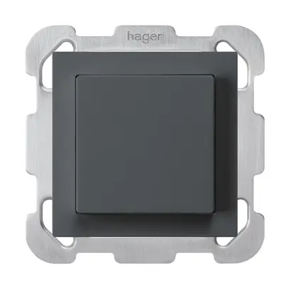 Poussoir ENC kallysto ARK 2L anthracite avec plaque de fixation 