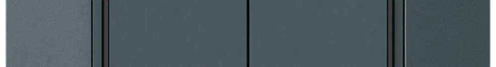 Poussoir KNX ENC KTR 2×touches 4×points actionnables LED anthracite 