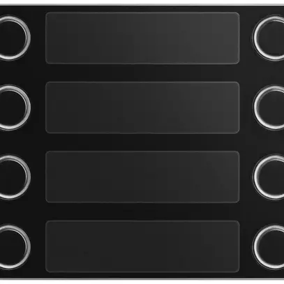 Placca frontale per modulo tasti d.chiamata Urmet Alpha 8×pulsante (4×2) IP55 ne 