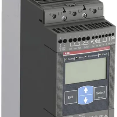 Starter progressivo ABB PSE 18.5kW/37kW (230V/400V), tensione d.com. 100…250VAC 