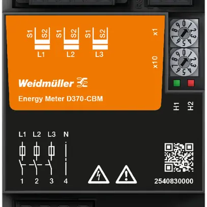 Contatore di energia Weidmüller ENERGY METER D370-CBM 