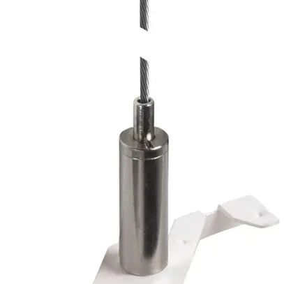 Suspension à corde SLV 48V TRACK acier blanc 