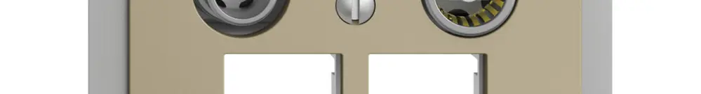 Presa multimedia INC EDIZIOdue FM.TE EASYNET 11dB, p.2×RJ45 S-One, sand 