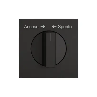 Kit di montaggio EDIZIO.liv SNAPFIX® pulsante girevole mano.Acceso → ← Spento ne 