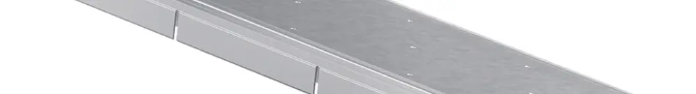 Deckel tehalit BKB Oberteil Wanne mit Bürstenleiste für Bodenkanal 300×1000×3mm 