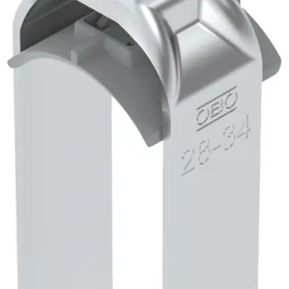 Fixation rapide BET 2056 pied à H matière synthétique 28…34mm 2×câble aluminium 