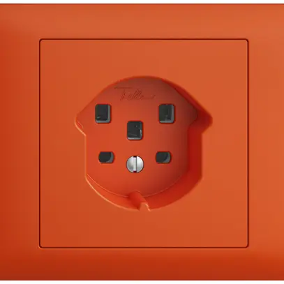 Presa INS EDIZIOdue T25 16A arancione, con morsetti innest. 