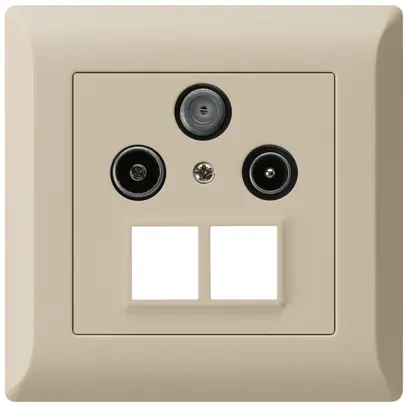 Presa antenna INC R/TV/SAT HMS kallysto.line beige 