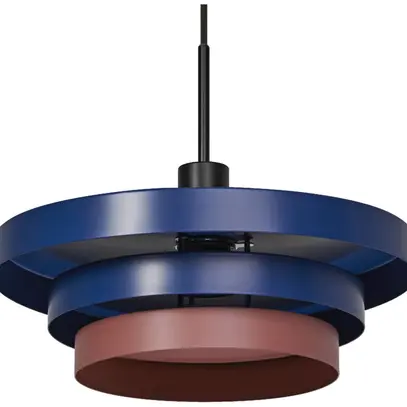 Pendelleuchte LEDVANCE Decor Layers E27 1×15W Ø400mm blau 