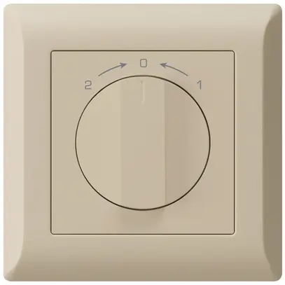 Contatto rotativo INC 1>0<2 kallysto.line beige con manopola 