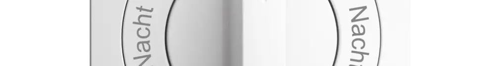 Frontset Nacht-Tag-Nacht-Tag EDIZIOdue 60×60mm weiss 