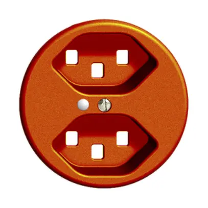 Disque frontal FH 2×T23 orange Ø58mm, lentille, 