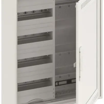 Distributeur AP ABB CA 24VMW, 2-part 4 rangées 48UM + media, porte-WiFi ventilée 
