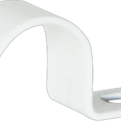 Bride Plica 1 vis M16 acier laqué gris clair 