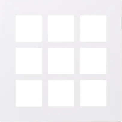 Intestazione INC Legrand Arteor 3×3, bianco 