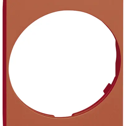 Copertura Living Now 2 moduli per presa Schuko rosso 