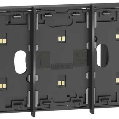 Quadro BUS Living Now MyHOME 3 moduli montaggio su presa 2 moduli nero 