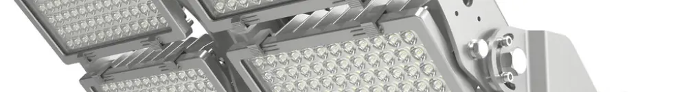 LED-Flutlichtstrahler DOTLUX HLFplus IP66 674×387×473mm 1200W 5000K 1…10V 15° 