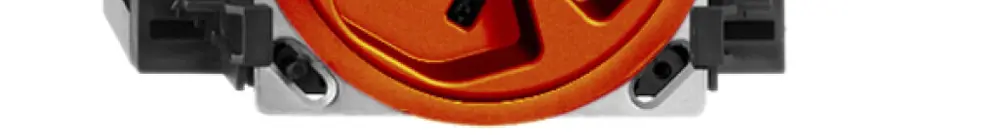 Presa INS 3×T23 16A arancione 53mm L1 FH per Technofil 