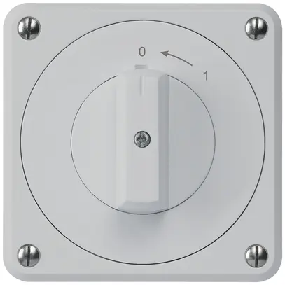 Contatto rotativo INC robusto IP55 grigio 1P 