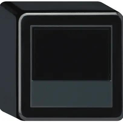 Termostato ambiente KNX AP origin con display 88×88×54mm nero 