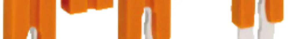 Ponte isolato WAGO 1/3/5 arancione 